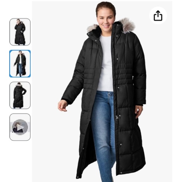 Free Country Women's Plus Size Full Length Splendor Down Jacket - 3X - Picture 3 of 12